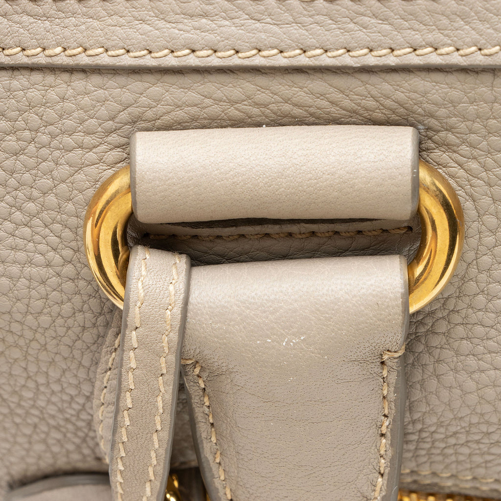 Prada Vitello Daino Zip Satchel