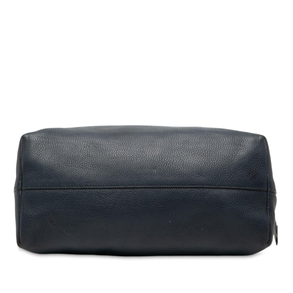 Prada Vitello Daino Zip Top Satchel