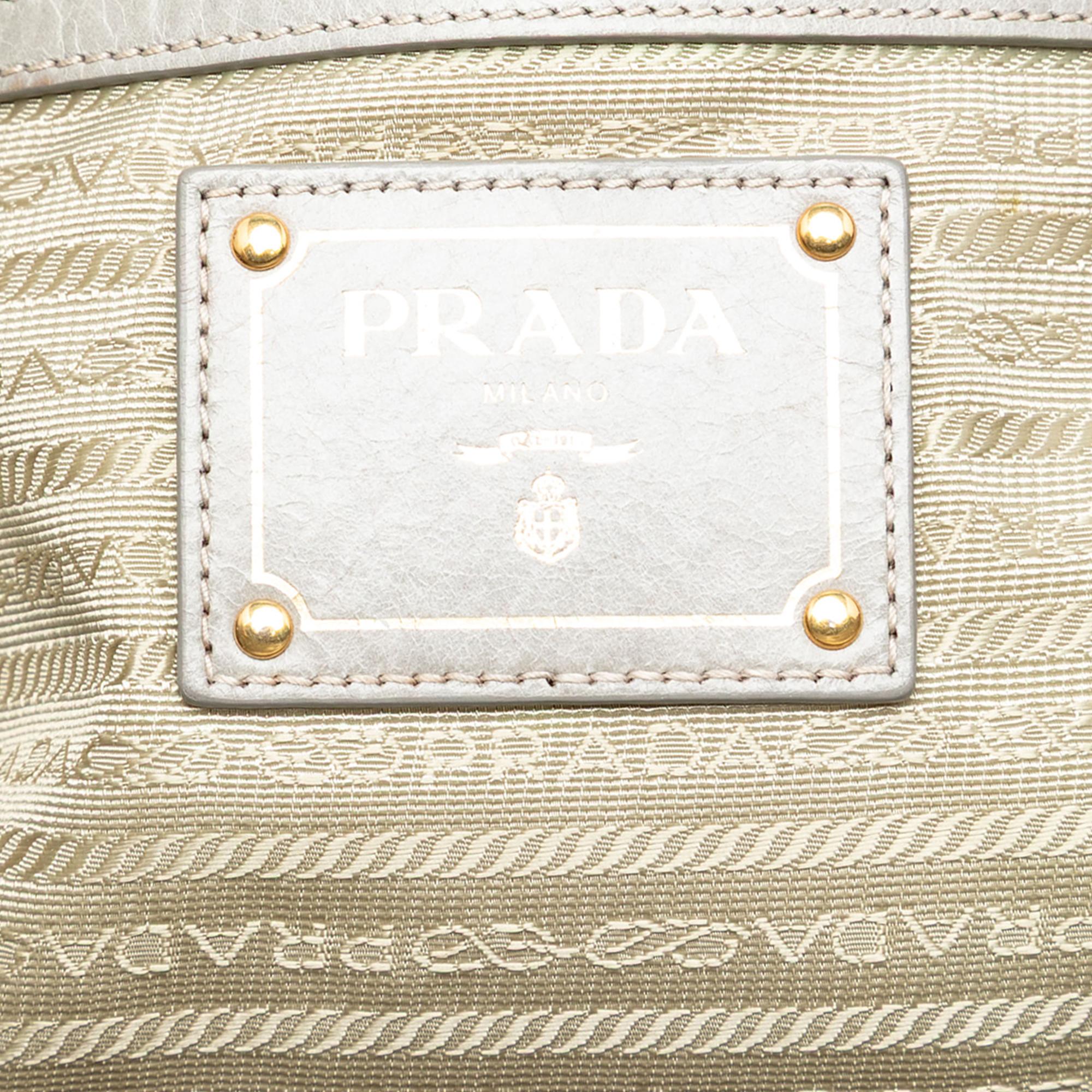 Prada Vitello Shine Satchel