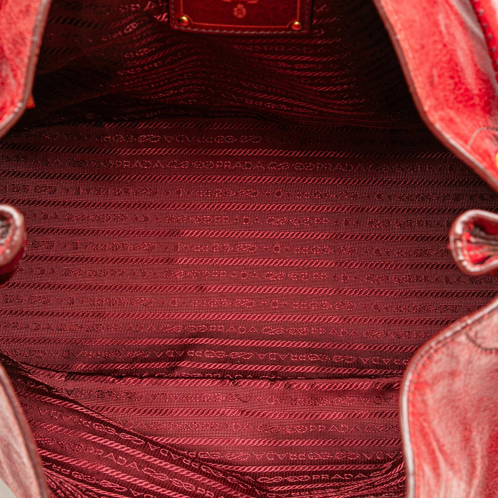 Prada Vitello Shine Shoulder Bag