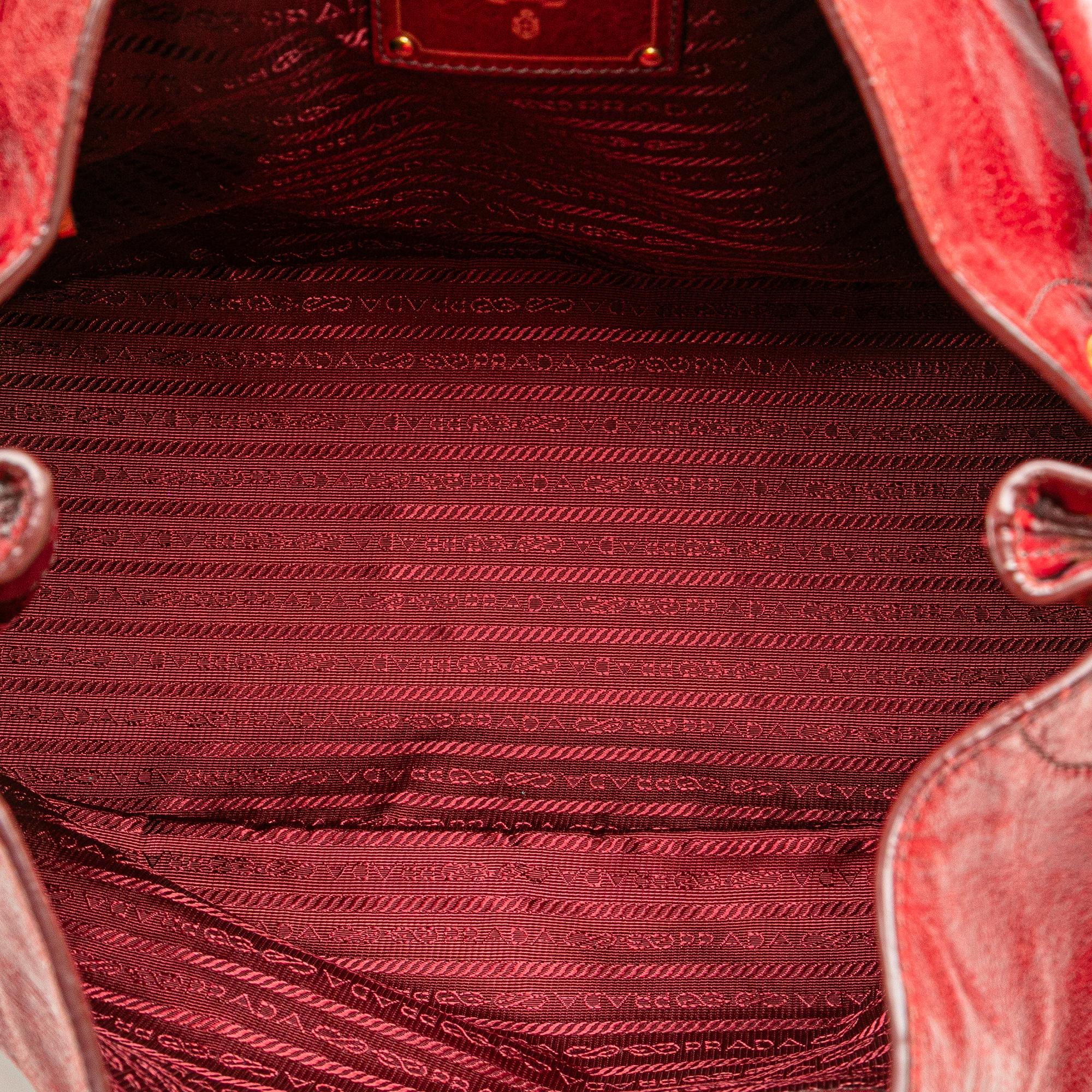 Prada Vitello Shine Shoulder Bag