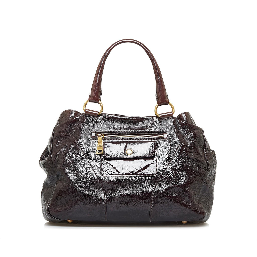 Prada Vitello Shine Zippy Tote Bag (SHG-ks2Rg4)