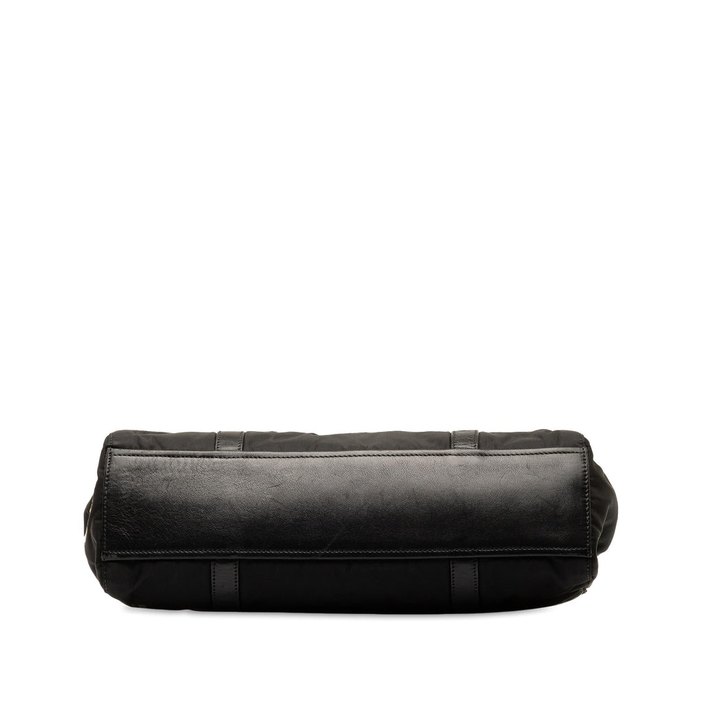 Prada Vitello and Tessuto Easy Shoulder Bag (SHG-7427DV)