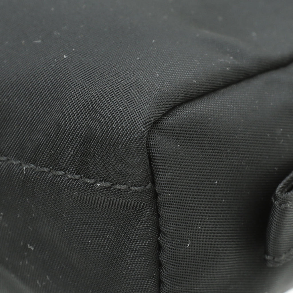 Prada Black Vela Nylon Mini Pouch