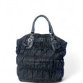 Prada Black Tessuto Gaufre Nylon Shoulder Bag