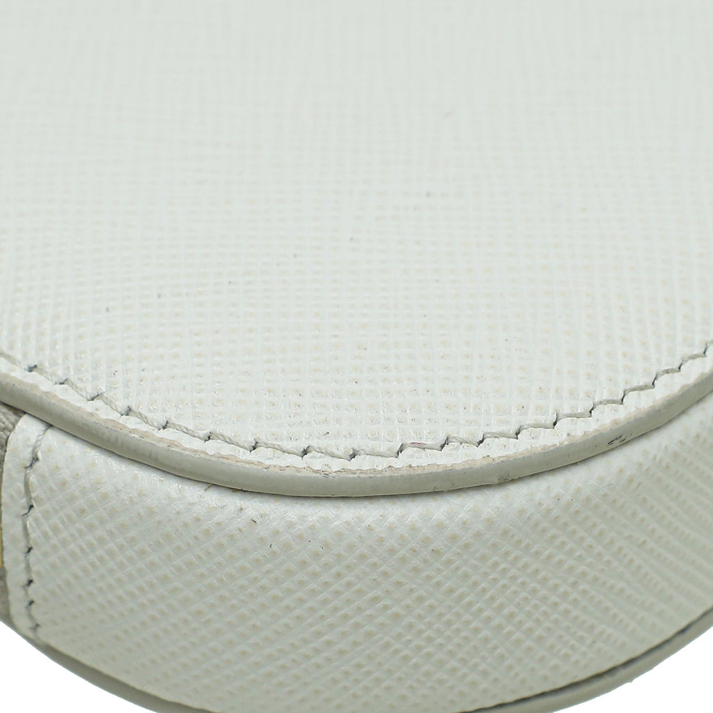 Prada Bianco Lux Phone Mini Bag