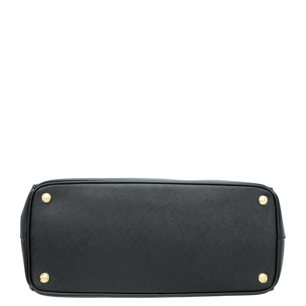 Prada Black Lux Galleria Large Tote Bag