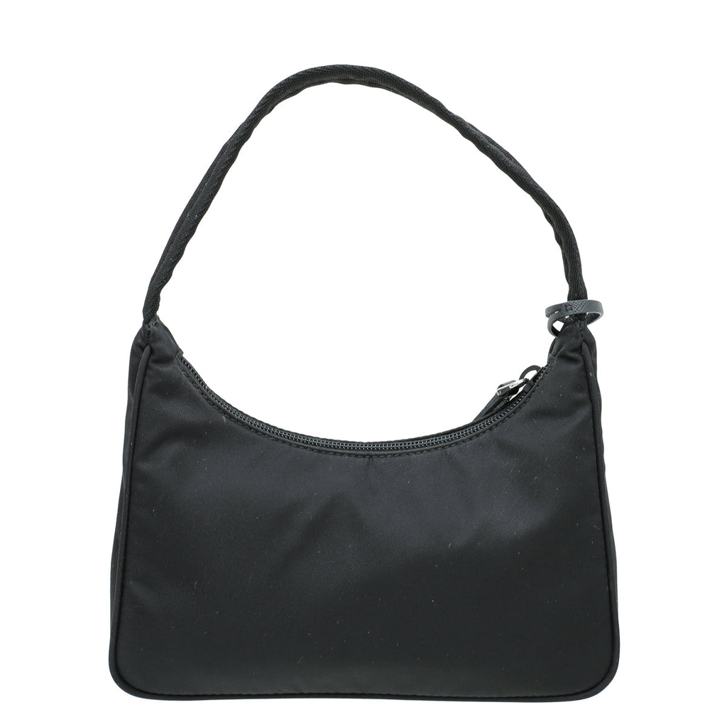 Prada Black Re-Nylon Re-Edition 2005 Mini Bag
