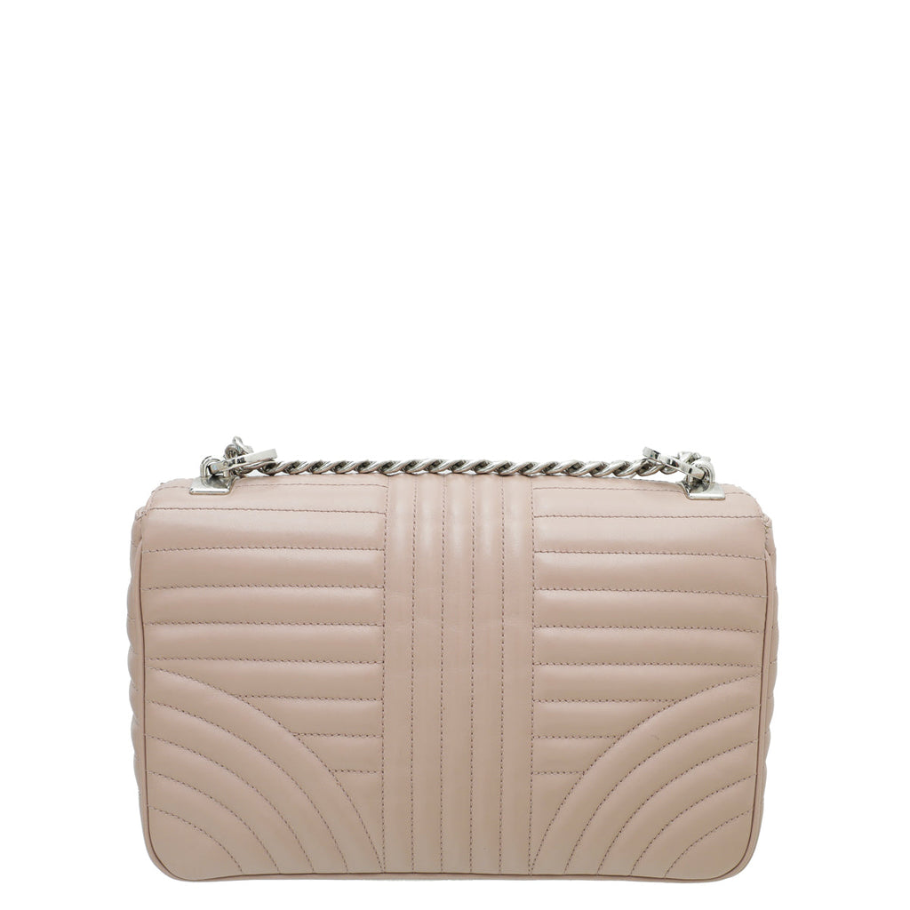 Prada Bicolor Diagramme Flap Large Bag