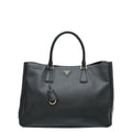 Prada Black Lux Gardener's Large Tote Bag