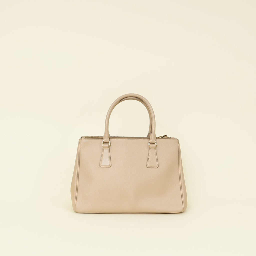 Prada Beige Galleria Medium Tote Bag