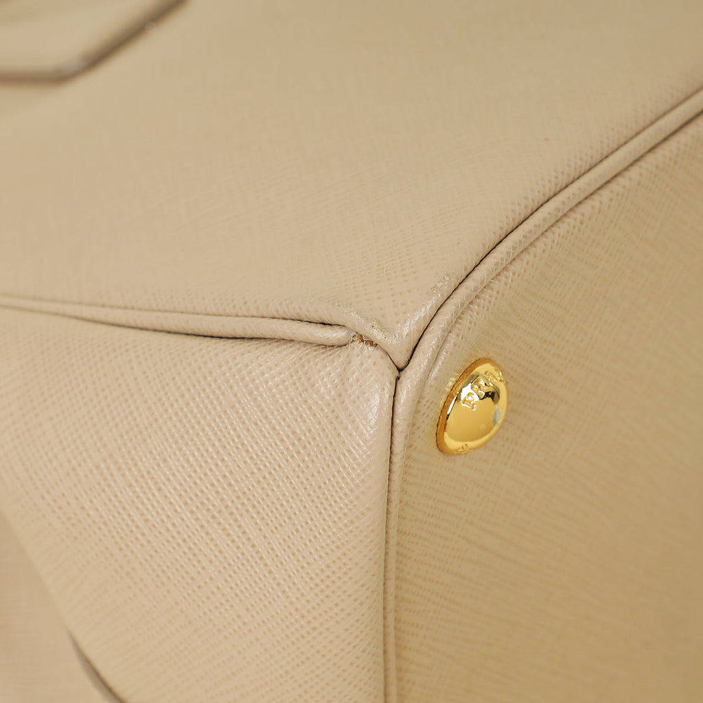 Prada Beige Galleria Medium Tote Bag