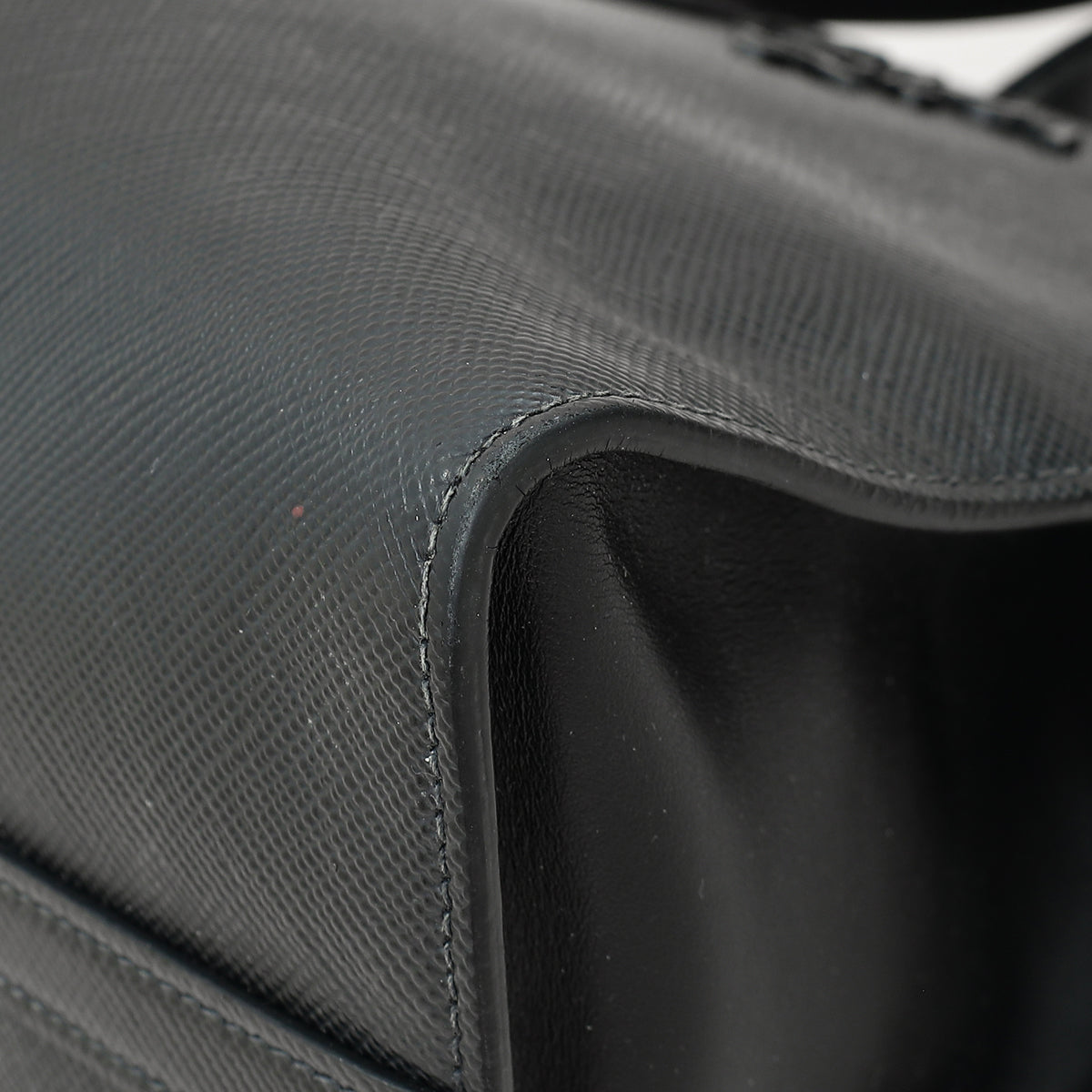 Prada Black Cuir Monochrome Small Bag