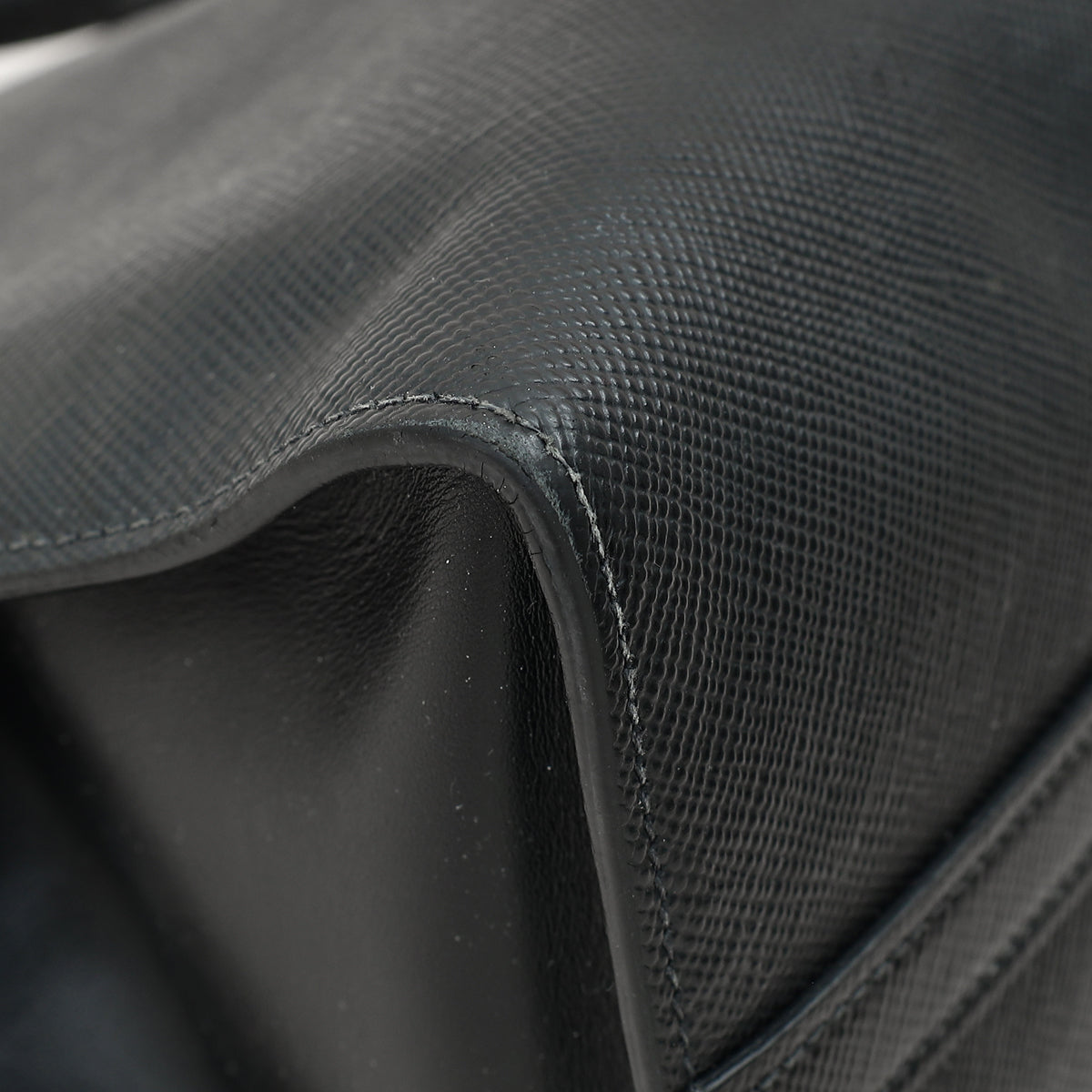 Prada Black Cuir Monochrome Small Bag