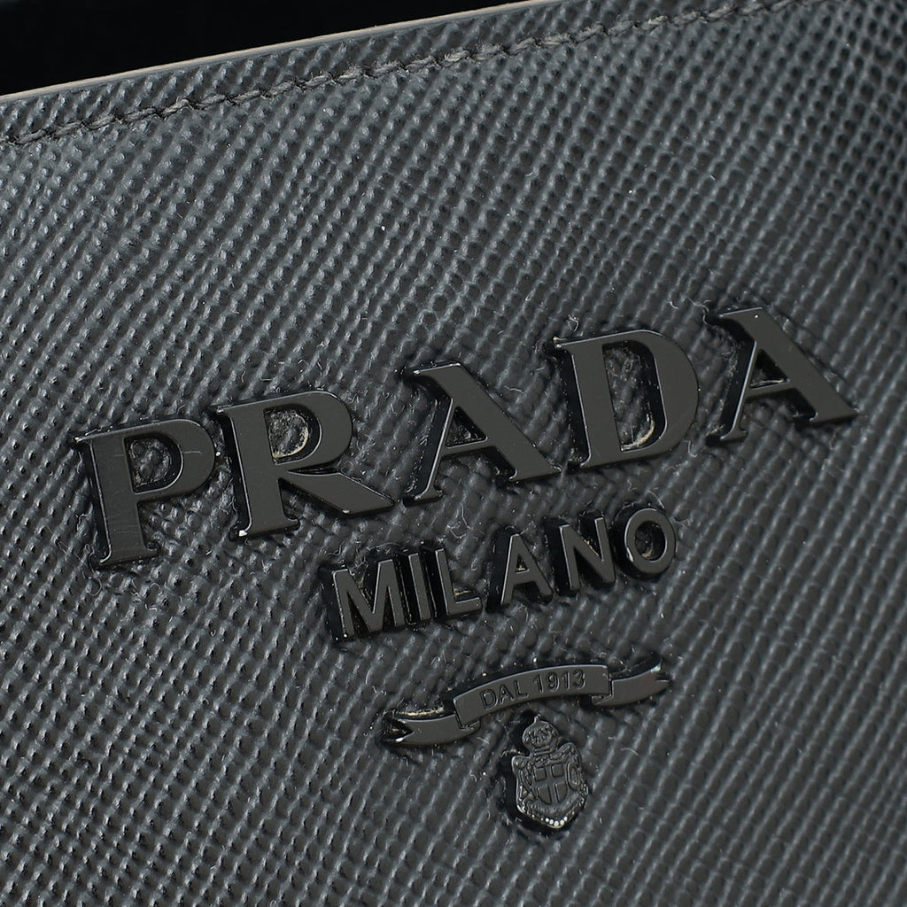 Prada Black Cuir Monochrome Small Bag