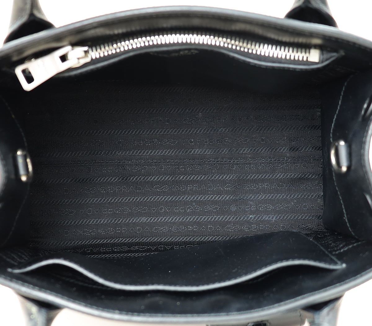 Prada Black Cuir Monochrome Small Bag