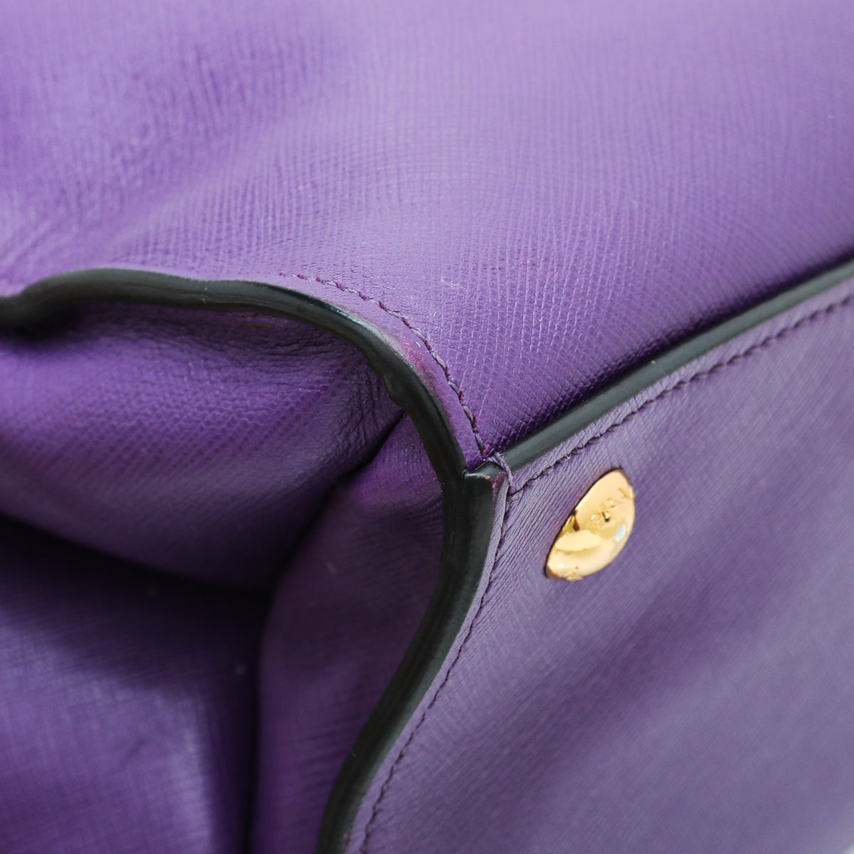 Prada Viola Soft Convertible Tote Bag