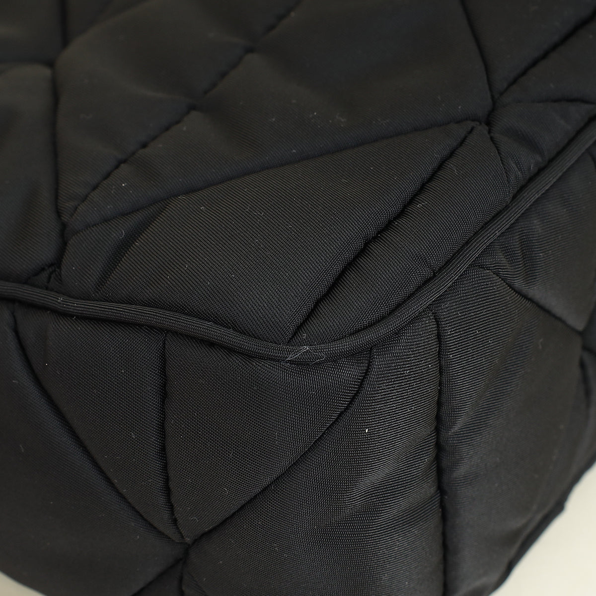 Prada Black Padded Re-Nylon Shoulder Bag