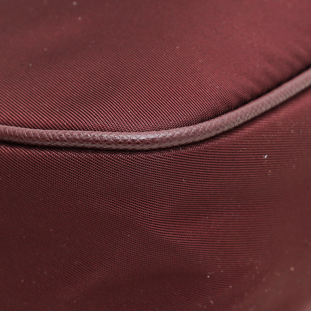 Prada Burgundy Re-Nylon Tessuto Re-Edition 2005 Bag