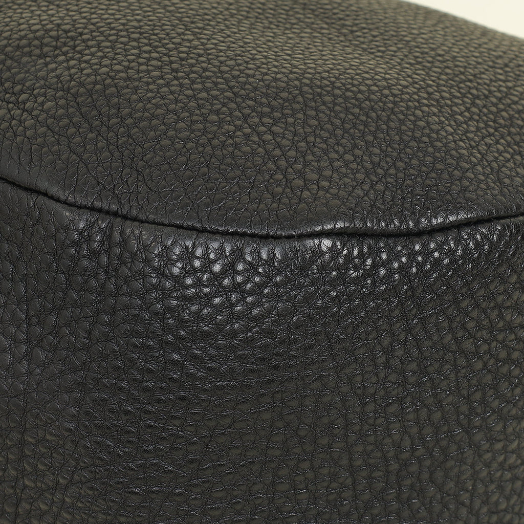 Prada Black Vitello Daino Hobo Bag