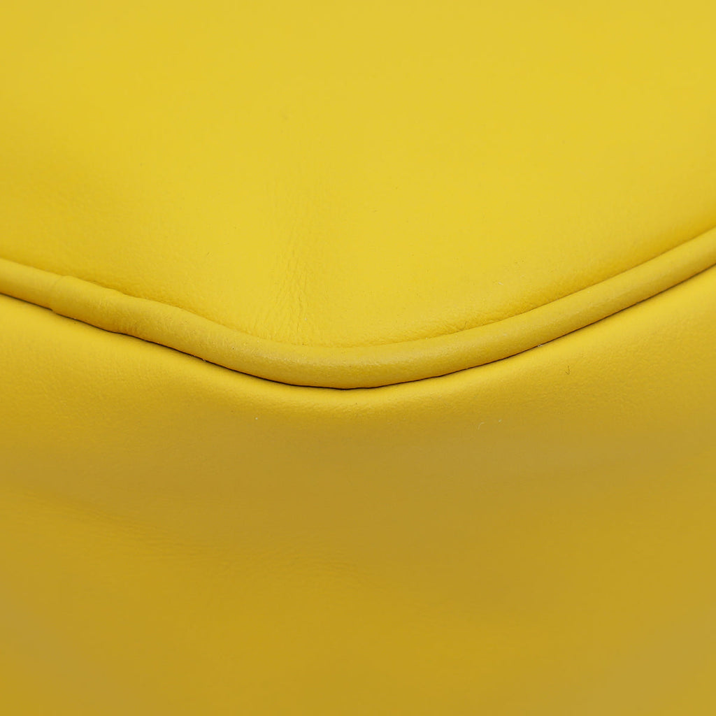 Prada Yellow Grace Lux Triangle Crossbody Bag