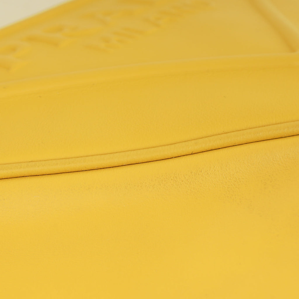 Prada Yellow Grace Lux Triangle Crossbody Bag