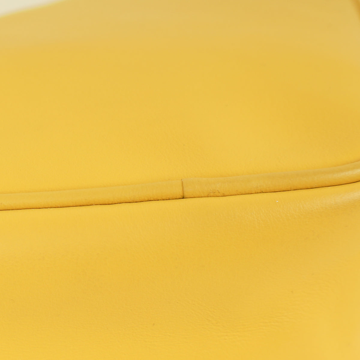 Prada Yellow Grace Lux Triangle Crossbody Bag
