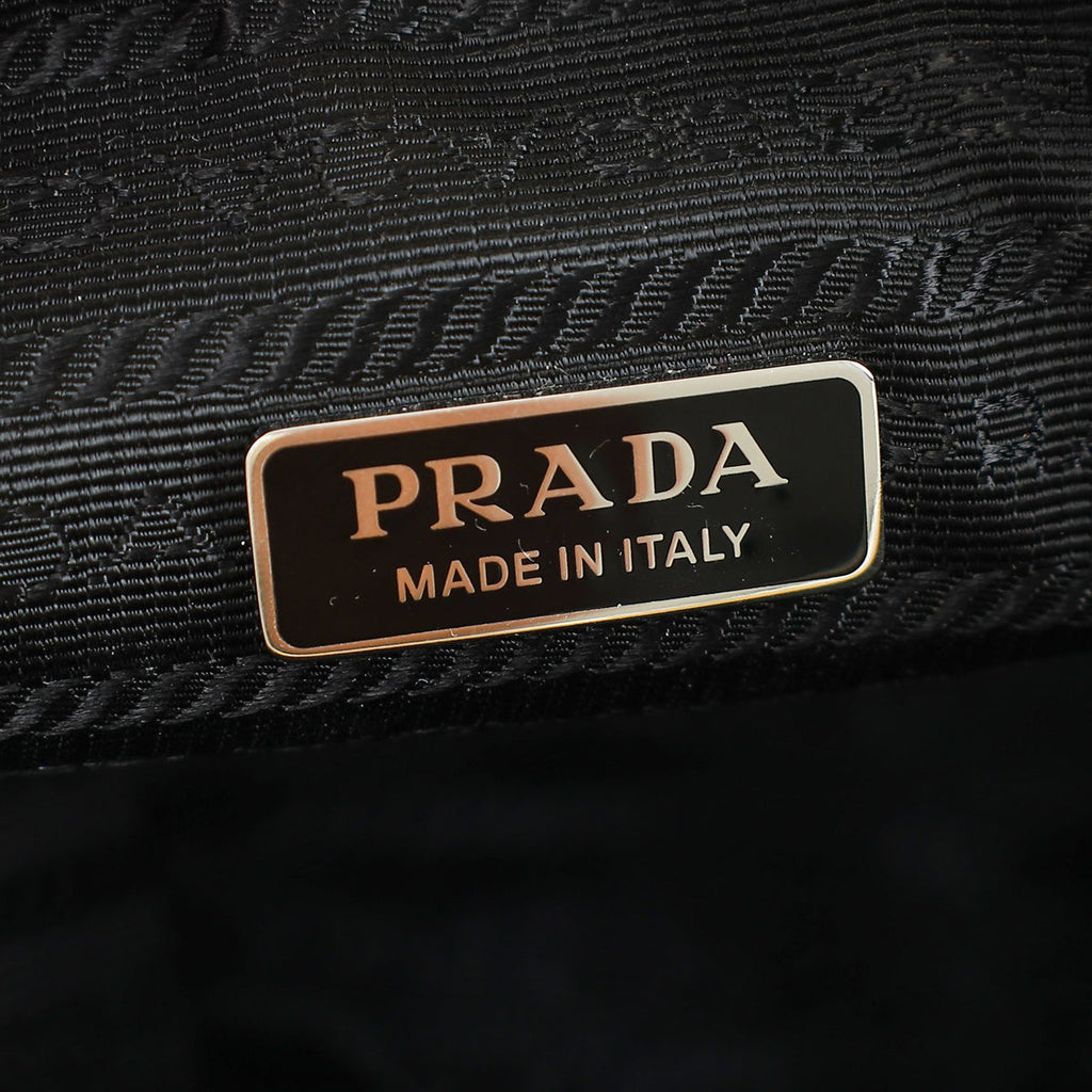Prada Yellow Grace Lux Triangle Crossbody Bag