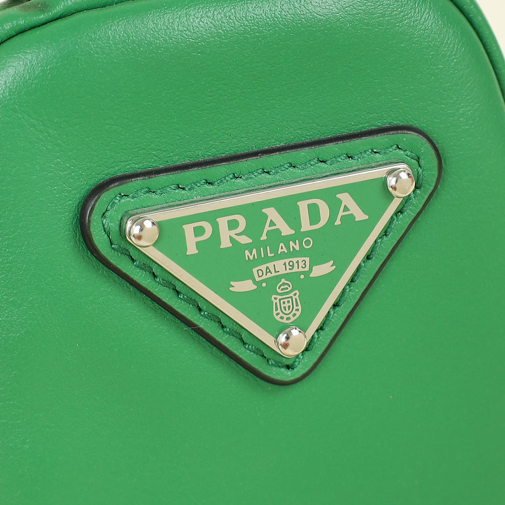 Prada Green Grace Lux Triangle Crossbody Bag
