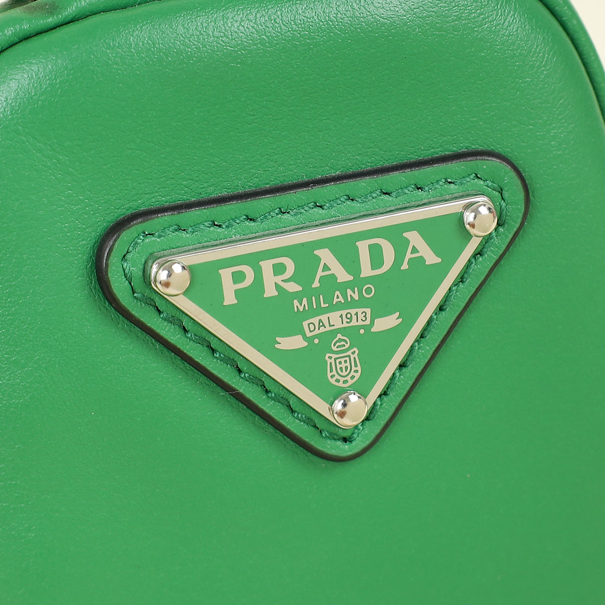 Prada Green Grace Lux Triangle Crossbody Bag