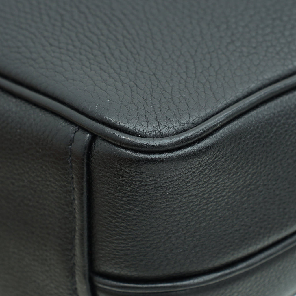 Prada Black Double Zip Camera Crossbody Bag