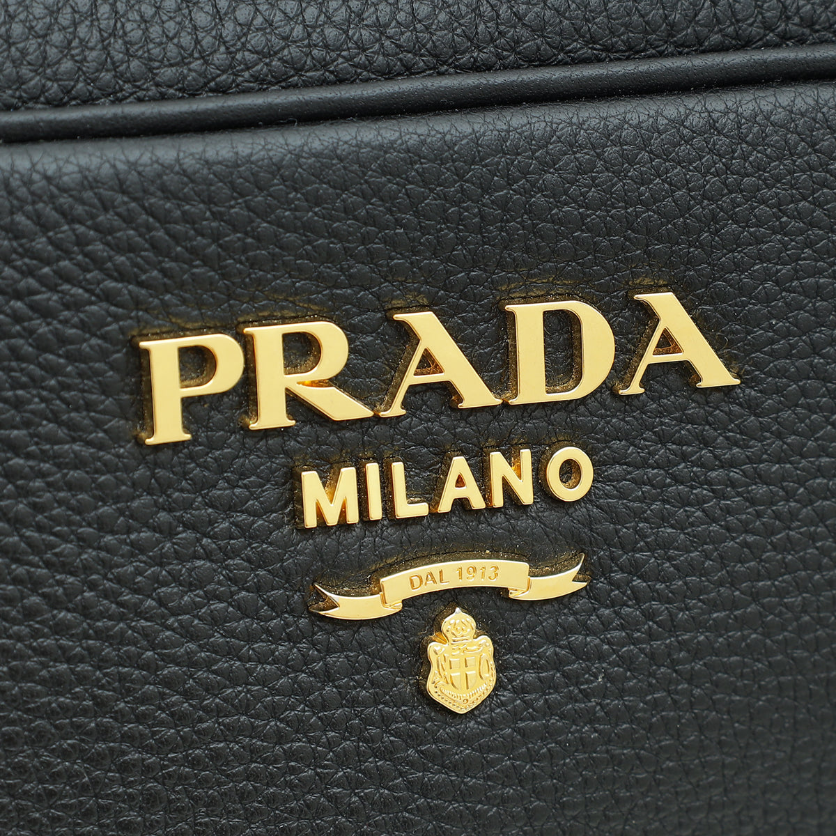 Prada Black Double Zip Camera Crossbody Bag