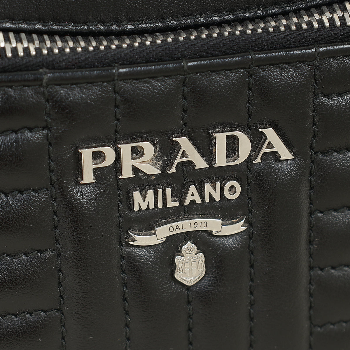 Prada Black Diagramme Shoulder Belt Bag