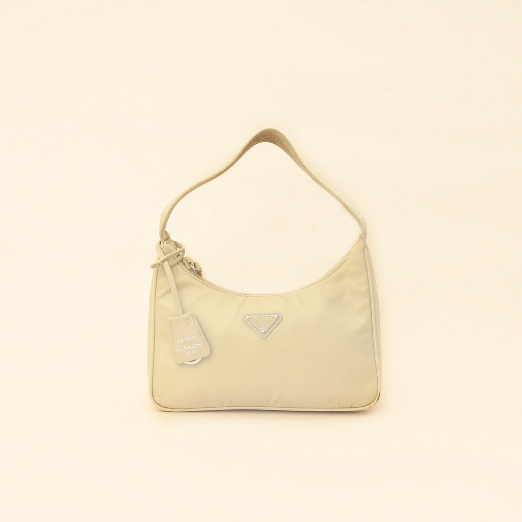 Prada Beige Re-Nylon Re-Edition 2000 Mini Bag