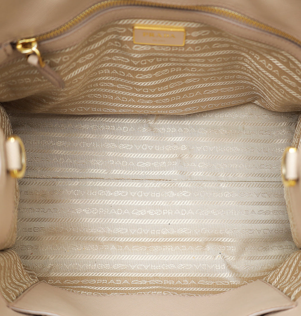 Prada Cipria Lux Tote Convertible Bag