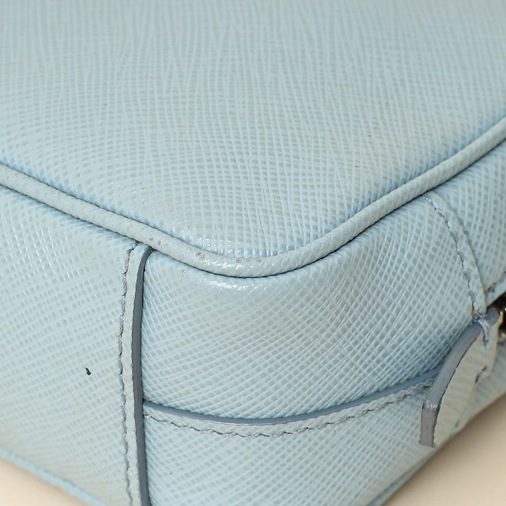 Prada Light Blue Mini Camera Crossbody Bag