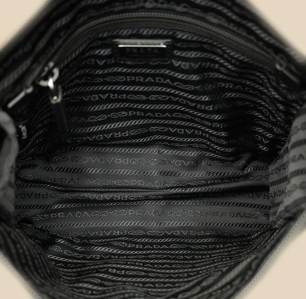 Prada Black Re-Nylon Necessaire Pouch