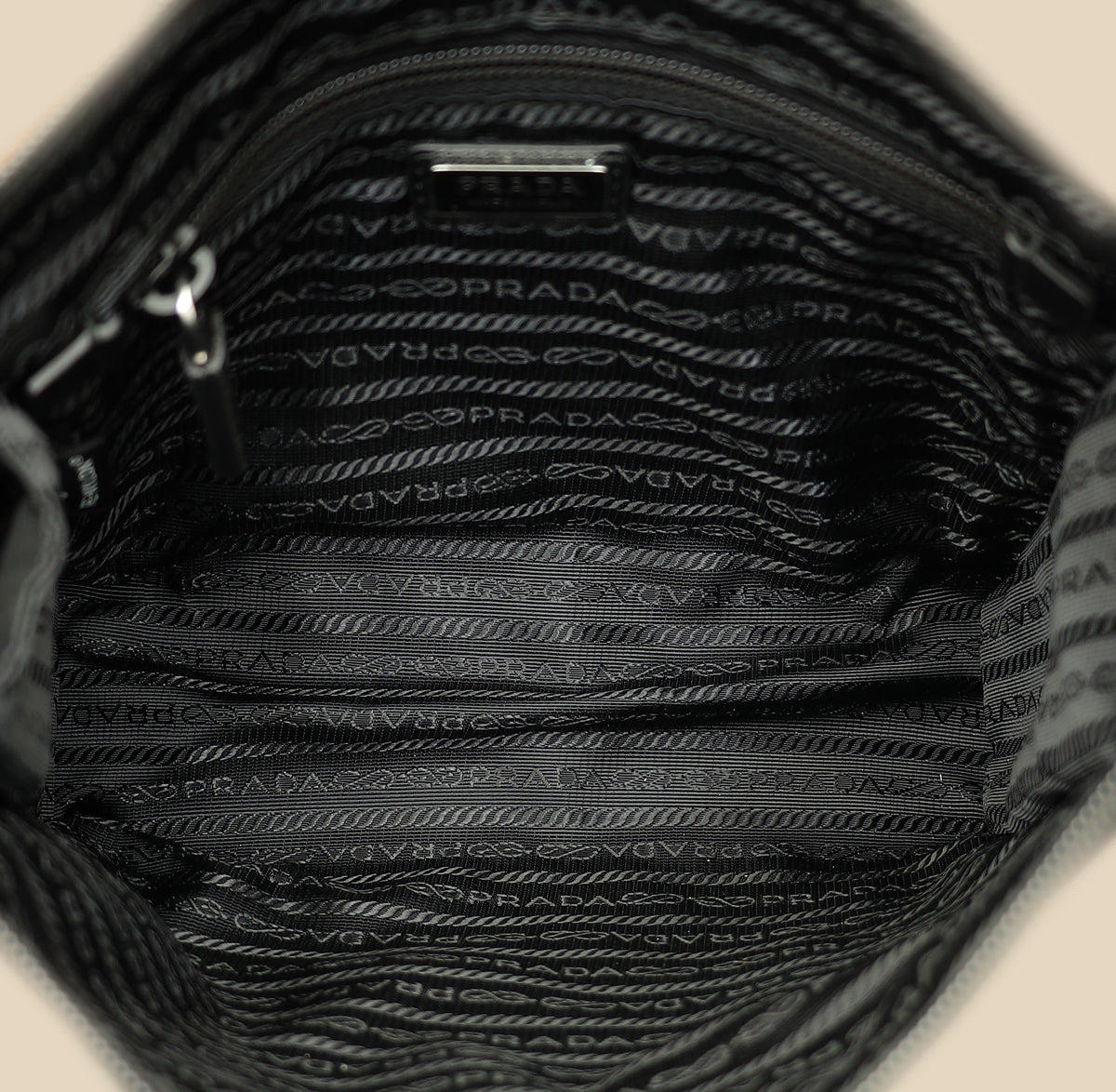 Prada Black Re-Nylon Necessaire Pouch