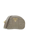 Prada Dark Grey Diagramme Soft Belt Bag