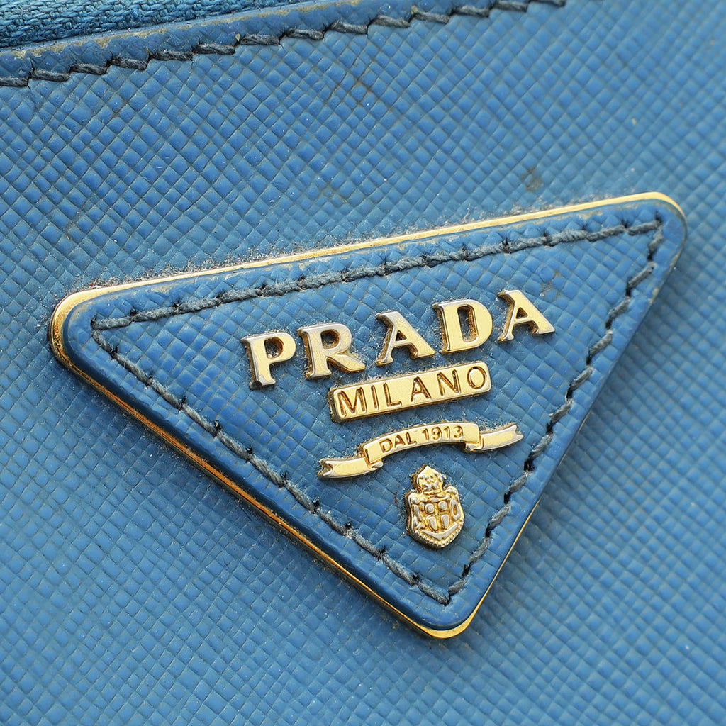 Prada Blue Lux Promenade Small Bag