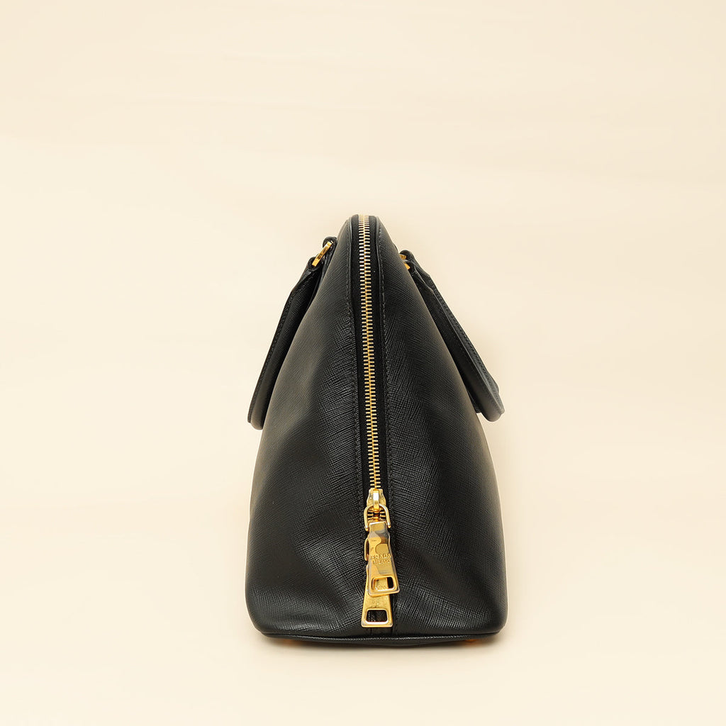 Prada Black Lux Promenade Medium Bag