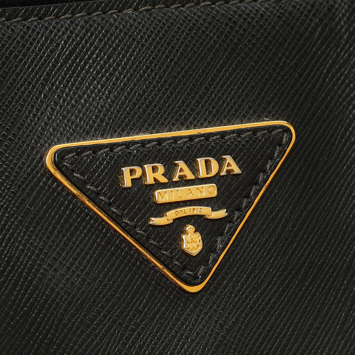 Prada Black Lux Promenade Medium Bag