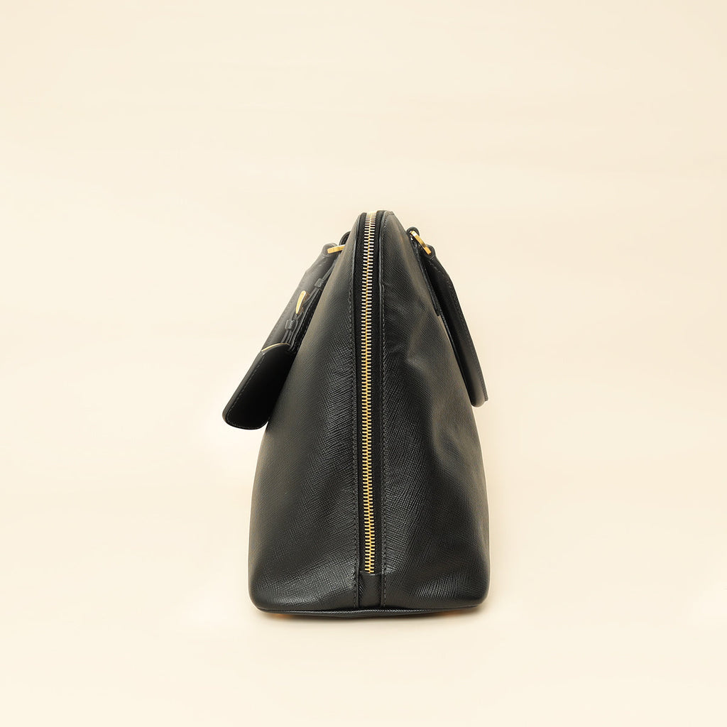Prada Black Lux Promenade Medium Bag