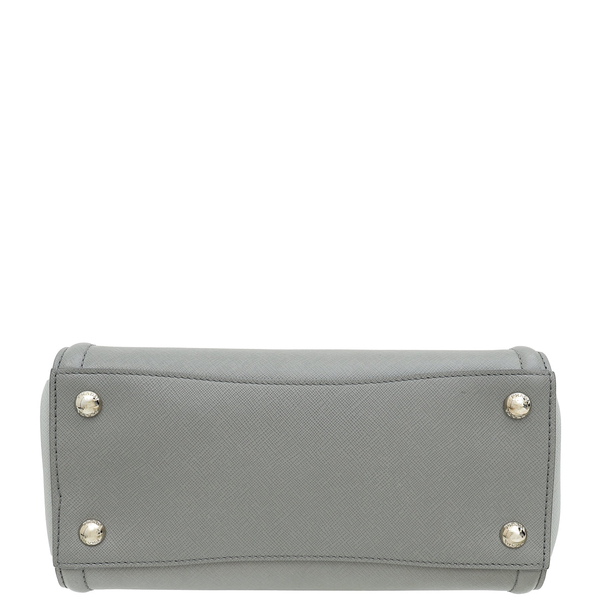 Prada Grey Lux EW Small Tote Bag