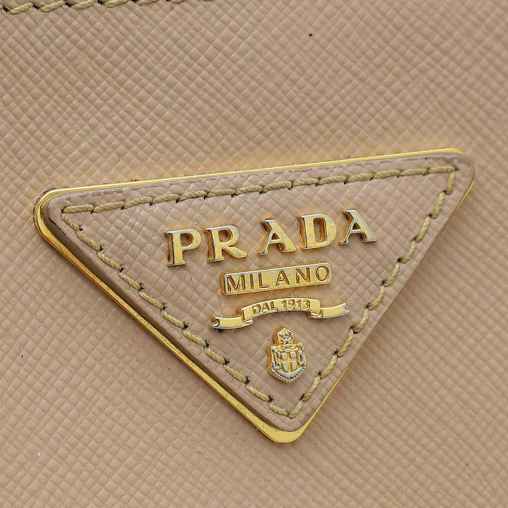 Prada Nude Lux Galleria Medium Bag