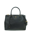 Prada Black Galleria Large Tote Bag
