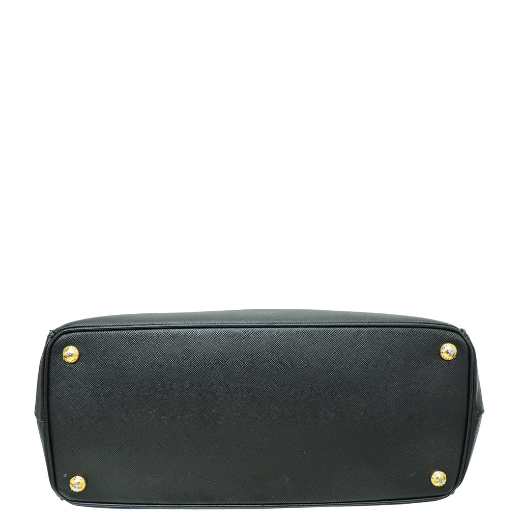 Prada Black Galleria Large Tote Bag