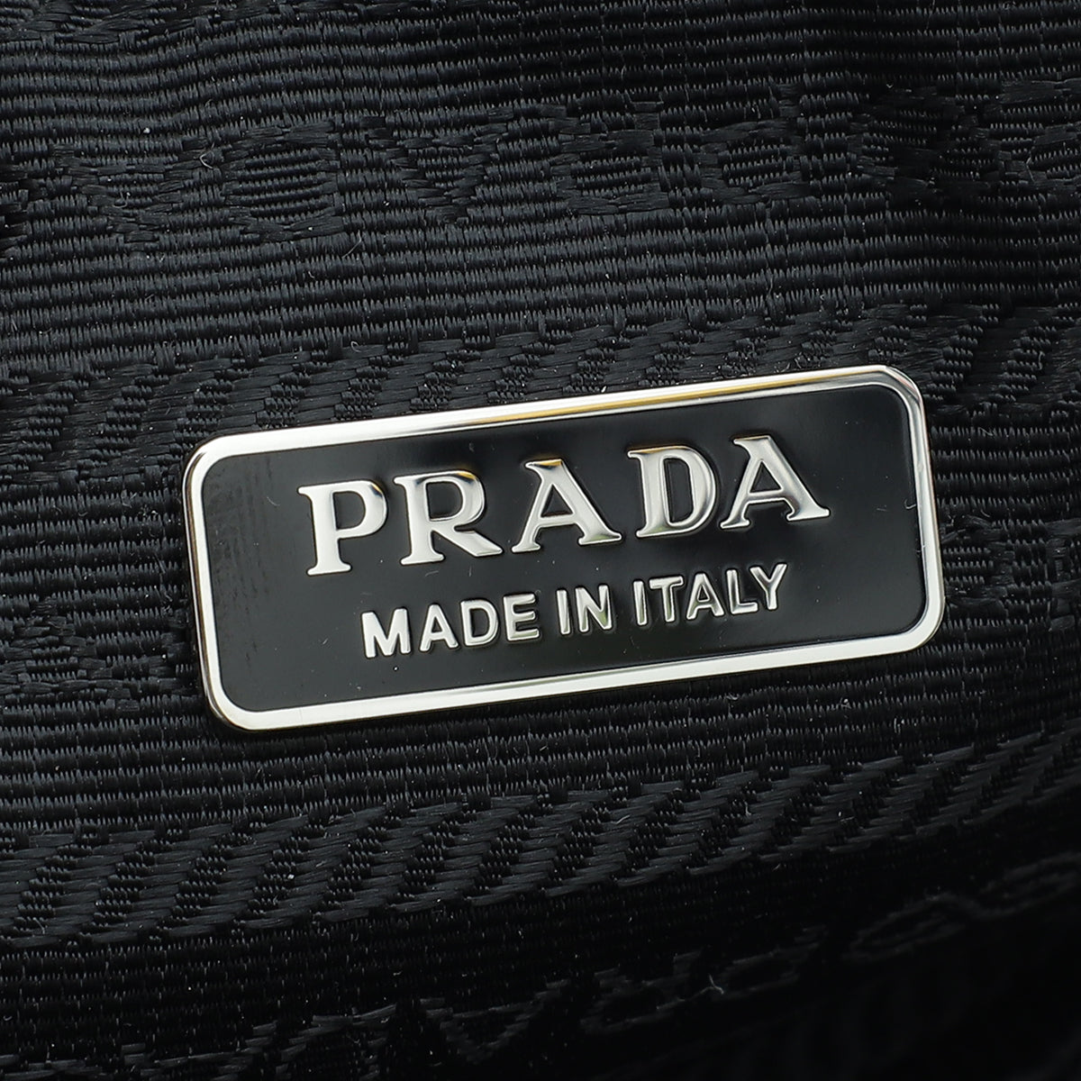 Prada Black Satin Crystal Zip Phone Case Crossbody Bag