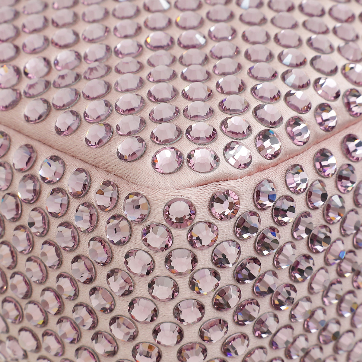 Prada Alabastro Mauve Crystal-Embellished Satin Re-Edition 2000 Mini Bag