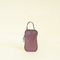 Prada Bicolor Satin Crystal Zip Phone Case Crossbody Bag